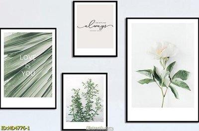 File gốc Tranh bộ hiện đại HD4776 (ảnh rõ nét) để in