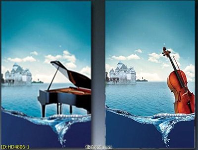 File tranh Tranh bộ hiện đại HD4806 (gốc) chủ đề động vật