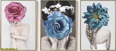 Tải file Tranh bộ hiện đại HD4843 (gốc) làm tranh trang trí