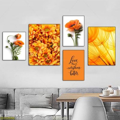 File gốc File tranh bộ hiện đại HD4906 (in tráng gương) hiện đại