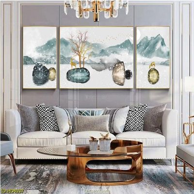 Tải file File tranh bộ hiện đại HD4937 (gốc) làm file quảng cáo