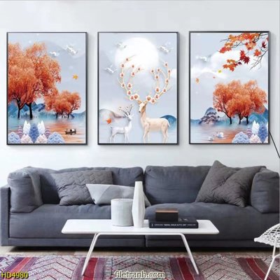 File gốc File tranh bộ hiện đại HD4980 (dành cho quảng cáo)