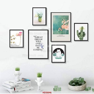 Tải file File tranh treo bộ 6 tấm bắc âu HD50046 (gốc) chủ đề tâm linh