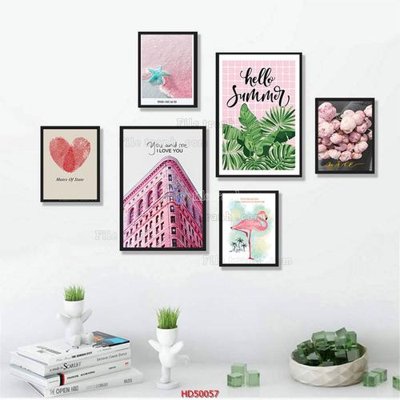 File gốc File tranh treo bộ 6 tấm bắc âu HD50057 (dành cho quảng cáo)