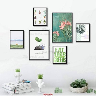 File gốc File tranh treo bộ 6 tấm bắc âu HD50154 (AI/EPS) cho in ấn