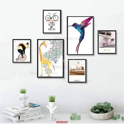 Tải file gốc File tranh treo bộ 6 tấm bắc âu HD50167 (bản PSD) chỉnh sửa được