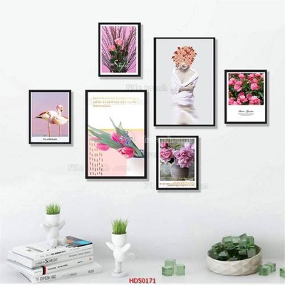 File tranh File tranh treo bộ 6 tấm bắc âu HD50171 (gốc) in backlit film