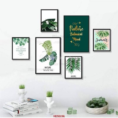 File tranh File tranh treo bộ 6 tấm bắc âu HD50196 (gốc) chủ đề động vật