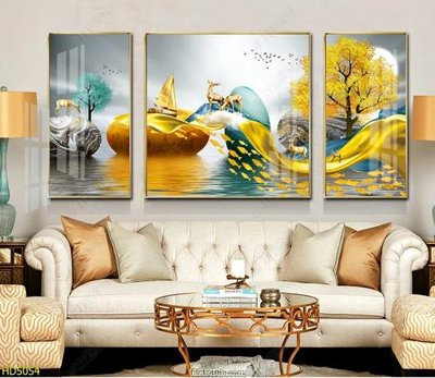 Tệp tin gốc File tranh bộ hiện đại HD5054 (dùng cho in ấn) chuyên nghiệp