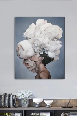 File in trần File tranh bộ hiện đại HD5057 (bản gốc 3D) sống động