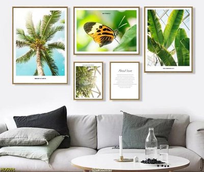 Download file File tranh bộ hiện đại HD5091 (gốc) in mica ốp bếp