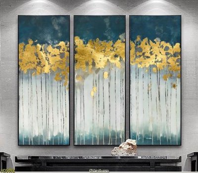 File gốc File tranh bộ hiện đại HD5092 (in 3D) nghệ thuật