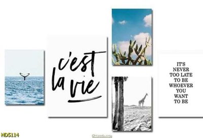 File gốc File tranh bộ hiện đại HD5114 (ảnh chi tiết) để in trần