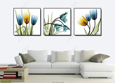 File in trần File tranh bộ hiện đại HD5155 (bản gốc) hoa văn