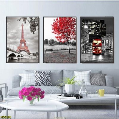 Hình ảnh file gốc File tranh bộ hiện đại HD5168 cho in UV