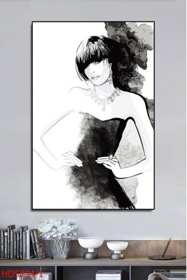 File in trần File tranh bộ hiện đại HD5254 (file gốc) phong thủy