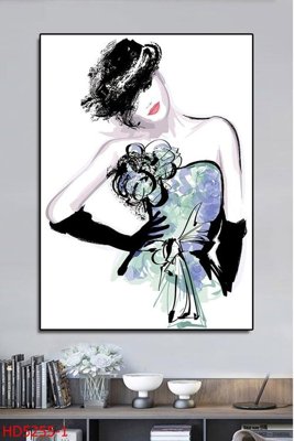 Download file File tranh bộ hiện đại HD5255 (gốc) in mica cao cấp