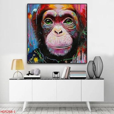 File tranh File tranh bộ hiện đại HD5268 (gốc) in trên kính