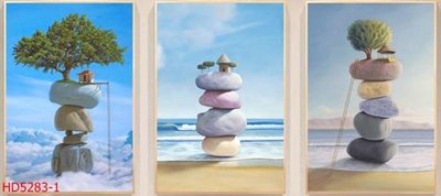 File gốc in ấn File tranh bộ hiện đại HD5283 độ phân giải cao