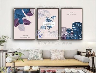 File gốc File tranh hiện đại HD529 (in tráng gương) nghệ thuật