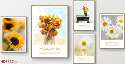File in ấn File tranh bộ hiện đại HD5337 chuyên nghiệp