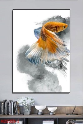 File gốc File tranh bộ hiện đại HD5359 (in lụa) hoa văn cổ điển