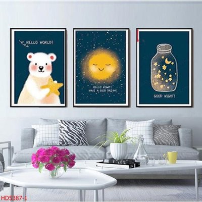 Tải file File tranh bộ hiện đại HD5387 (gốc) làm file in ấn