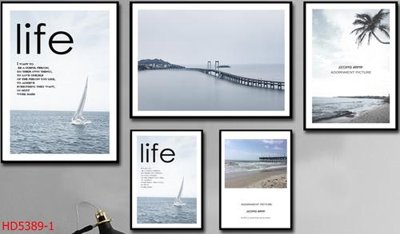 File tranh File tranh bộ hiện đại HD5389 (ảnh gốc) in trần nhà