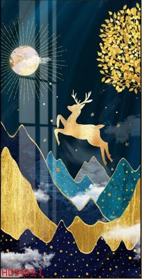 Ảnh gốc File tranh bộ hiện đại HD5403 (độ nét cao) in tráng gương