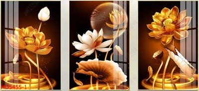 File gốc File tranh bộ hiện đại HD5455 (in ấn) không giới hạn