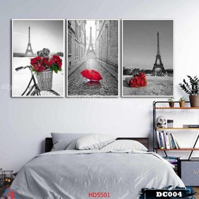 File tranh File tranh bộ hiện đại HD5501 (bản gốc) treo quán cafe