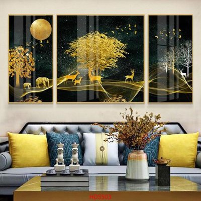 File PSD File tranh bộ hiện đại HD5503 (chất lượng in ấn)