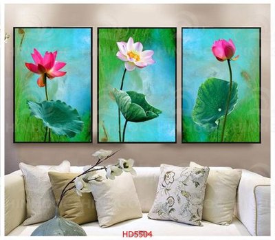 File tranh File tranh bộ hiện đại HD5504 (gốc) chủ đề thiên nhiên