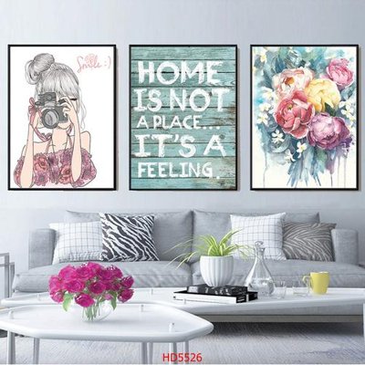 File ảnh File tranh bộ hiện đại HD5526 (gốc) in biển hiệu