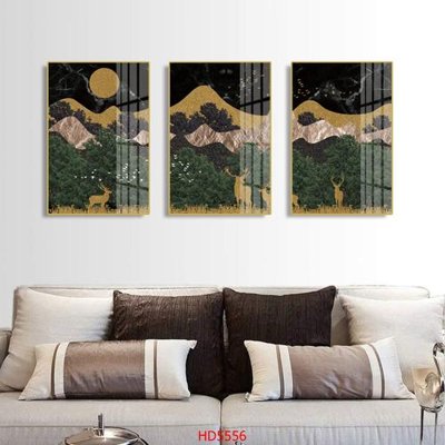 File in trần File tranh bộ hiện đại HD5556 (file gốc) xuyên sáng