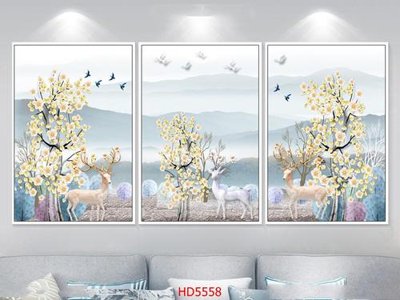 File gốc File tranh bộ hiện đại HD5558 (PNG) trong suốt (transparent)