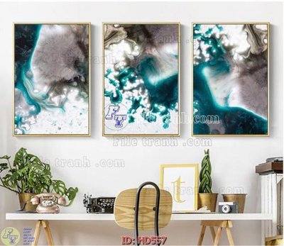 File tranh File tranh hiện đại HD557 (file gốc) chủ đề phong thủy