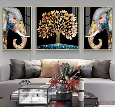 Tải file File tranh bộ hiện đại HD5604 (gốc) chủ đề tâm linh