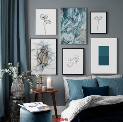 File gốc File tranh bộ hiện đại HD5646 (cho in ấn) từ kho Filetranh