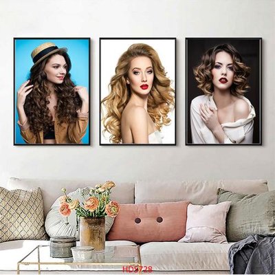 File tranh File tranh bộ hiện đại HD5728 (gốc) in trên kính