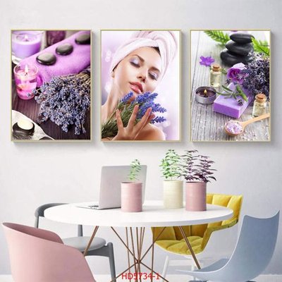 File gốc File tranh bộ trang trí spa HD5734 (phong cách) cổ điển