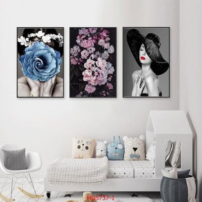 File gốc File tranh bộ hiện đại HD5737 (trang trí) cho phòng khách