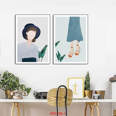 File gốc File tranh bộ hiện đại HD5766 (PNG) không nền chất lượng