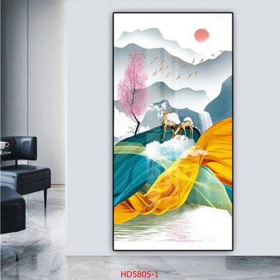 Tải file gốc File tranh bộ hiện đại HD5805 dùng cho in ấn