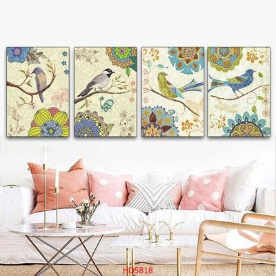 Chi tiết file gốc File tranh bộ hiện đại HD5818 (cho in tráng gương)