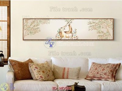File tranh File tranh hiện đại HD585 (bản gốc) treo quán cafe
