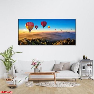 File tranh gốc in trần nhà File tranh bộ hiện đại HD5854 3D