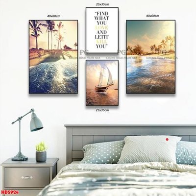 Hình ảnh file gốc in trần nhà File tranh bộ hiện đại HD5924