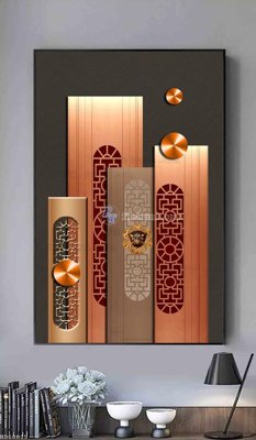 File ảnh File bộ tranh treo hiện đại HD60015 (gốc) in decal dán tường