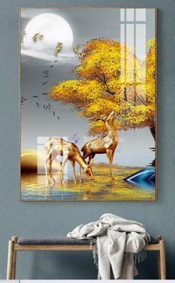 File tranh File bộ tranh treo hiện đại HD60030 (gốc) chủ đề trừu tượng